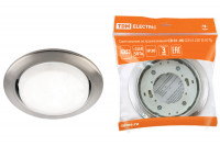 Светильник встраиваемый СВ 01-06 GX53 220 В 50 Гц сатин никель TDM Electric, SQ0359-0060