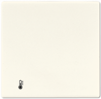 KNX-регулятор с шинным сопряжением без ручки для установки температуры; слоновая кость, LS2178ORTS