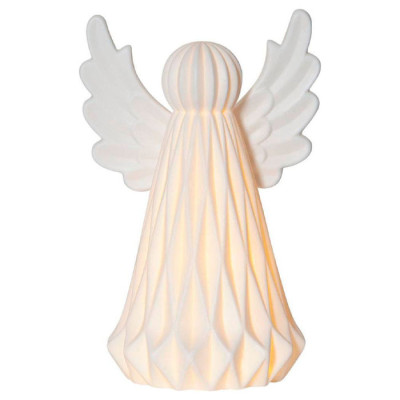 991-05 Светильник VINTER,  1X0,06W (LED), 4,5V,13х18 см,керамика, белый, 3x AG13 в комплекте