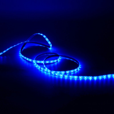 Лента Gauss LED 2835/60-SMD 4.8W 12V DC синий IP66 (блистер 5м), 311000505