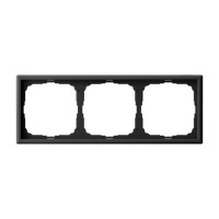 GAL001003 - ARTGALLERY 3-постовая РАМКА, универсальная, КАРБОН, Systeme Electric