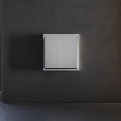 Клавиши для выключателя/переключателя двухклавишного, S70 (серый), VLS000316