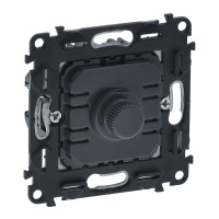 Legrand Valena IN'MATIC.Светорегулятор с поворотной ручкой универсальный 300Вт без нейтрали, 752060