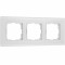 Werkel W0033101/ Рамка на 3 поста Senso (белый, стекло soft-touch), a064566