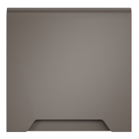 Накладка для розетки с заземлением, защитными шторками и крышкой, S70 (капучино), VLS000814