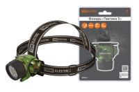 Фонарь"Тактика 5", налобный 12+2 LED, 94 лм, бат. 3*AАА, TDM Electric, SQ0350-0096