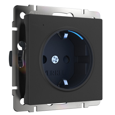 Werkel W1171408/ Розетка с подсветкой (черный), a054523