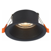 ST LUCE ST202.408.01 Св-к встр. Черный GU10 1*50W  D89xH40 220V Без ламп