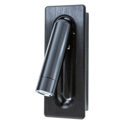 Arte Lamp ADHIL, Бра, цвет арматуры - черный, 3W LED, A8236AP-1BK