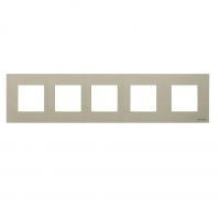 ABB NIE Zenit Шампань Рамка 5-постовая, 2-модульная