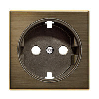 8588 OE - Накладка для розетки SCHUKO, серия SKY, цвет античная латунь - 2CLA858800A1201 8588 OE - Накладка для розетки SCHUKO, серия SKY, цвет античная латунь - 2CLA858800A1201