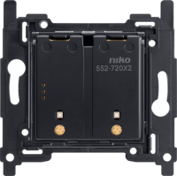 Niko Home Control Механизм беспроводного выключателя 2-клавишного, Zigbee, 552-72002