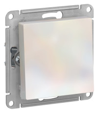 ATN000421 - ATLASDESIGN 1-клавишный ВЫКЛЮЧАТЕЛЬ 2-полюсный, 10АХ, механизм, ЖЕМЧУГ, Systeme Electric