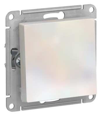 ATN000421 - ATLASDESIGN 1-клавишный ВЫКЛЮЧАТЕЛЬ 2-полюсный, 10АХ, механизм, ЖЕМЧУГ, Systeme Electric