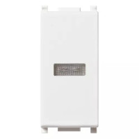 Vimar Индикатор на 1 модуль с белым диффузором, 14386.B