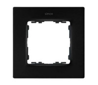 Simon Рамка на 1 пост черного матового цвета S82 Concept, 8200617-098
