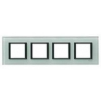 MGU68.008.7C3 - UNICA CLASS РАМКА 4-постовая, МАТОВОЕ СТЕКЛО