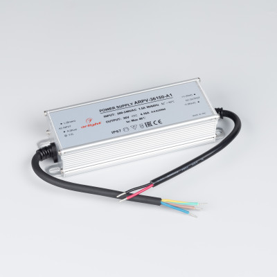 Блок питания ARPV-36150-A1 (36V, 4.16A, 150W) (Arlight, IP67 Металл, 3 года), 035965