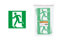 Знак "Выход здесь" (левосторонний) 150х150мм TDM Electric, SQ0817-0042