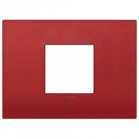 19652.75 - Vimar Накладка CLASSIC на 2 модуля центрально красная матовая