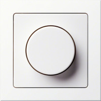 Berker Светорегулятор поворотный, матовый белый