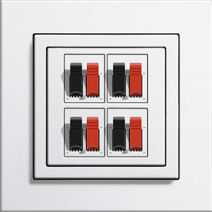 Gira Аудио розетка, матовый белый, серия E2