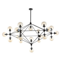 ST LUCE SL549.403.21 Люстра потолочная ST-Luce Черный/Янтарный E27 21*40W