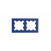 ATN001102 - ATLASDESIGN 2-постовая РАМКА, универсальная, АКВАМАРИН, Systeme Electric