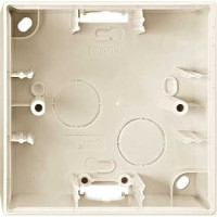 SM Коробка для открыт. монтажа 1-ная, беж.