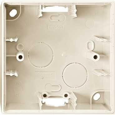 SM Коробка для открыт. монтажа 1-ная, беж.