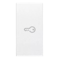 Vimar Клавиша для осевых устройств на 1 модуль символом "ключ", белая, 20131.P.B