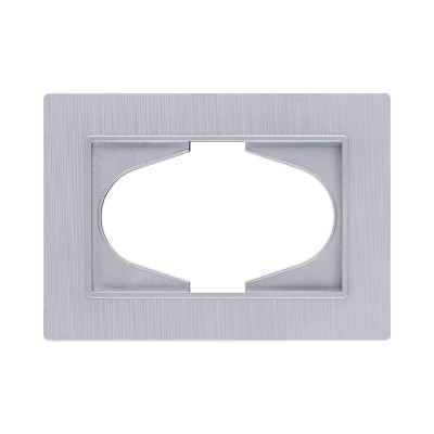 Рамка для двойной розетки, серый Kollinger Eleganz Plex EP120GY