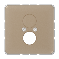 Крышка для 2-х гнезд; золотая бронза, CD562GB
