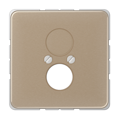 Крышка для 2-х гнезд; золотая бронза, CD562GB