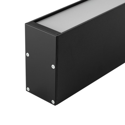 Профиль с экраном SL-LINE-3667-2500 BLACK+OPAL (Arlight, Алюминий), 027987