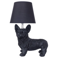 Arte Lamp SCHEDAR, Светильник настольный интерьерный, цвет арматуры - черный, цвет плафона/декора - ЧЕРНЫЙ, 1х40W E27, A4008LT-1BK