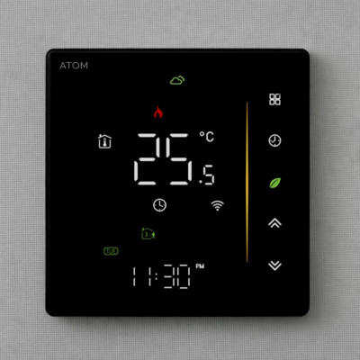 Терморегулятор АТОМ alpha WI-FI черный , ATAWB000