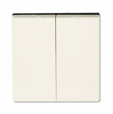 Клавиша для двойного выключателя; слоновая кость, EP495