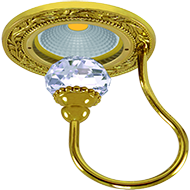 FD1034CLOB Fede Светильник PARIS DE LUXE, Bright Gold