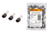 Наконечник штыревой втулочный изолированный (двойной) НШвИ (2) 1,5х8 (100 шт) TDM Electric, SQ0521-0006 Наконечник штыревой втулочный изолированный (двойной) НШвИ (2) 1,5х8 (100 шт) TDM Electric, SQ0521-0006