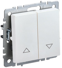 BRITE Выключ. жалюзи 10А ВС10-1-5-БрЖ жемч. IEK, BR-V15-0-10-K36