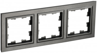 BRITE Рамка 3-мест. РУ-3-БрТБ бр. IEK, BR-M32-K45