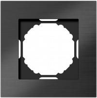 Donel A07 Natural Чёрный Алюминий рамка 1-я, серия DB, DEN211BA