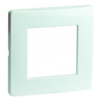 75010W - Рамка на 2 модуля (одноместная), белая, RAL9016 , ДКС