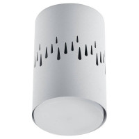 Светильник потолочный 12W, 230V, GX53 и подсветка 1W, 4000K, белый HL350, Feron 41453