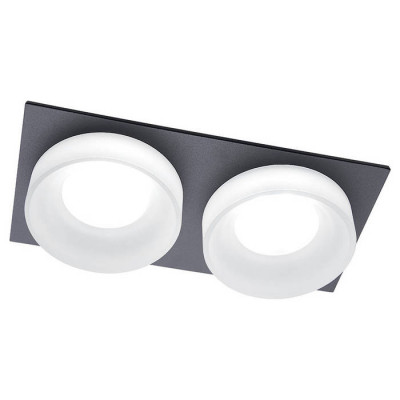 Светильник потолочный встраиваемый, MR16 G5.3, черный DL2902, Feron 41138