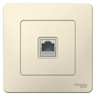 BLANCA С/У РОЗЕТКА телефонная RJ11, МОЛОЧНЫЙ