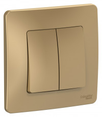 BLNVS106604 - BLANCA С/У 2-клавишный ПЕРЕКЛЮЧАТЕЛЬ (cх.6+6), 10А, 250В, ТИТАН, Systeme Electric BLNVS106604 - BLANCA С/У 2-клавишный ПЕРЕКЛЮЧАТЕЛЬ (cх.6+6), 10А, 250В, ТИТАН, Systeme Electric