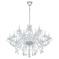 39103 Люстра BASILANO 1, 18х40W (Е14), ?1000, H1500, стекло/прозрачный