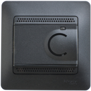 Терморегулятор электронный теплого пола с датчиком, в сборе, АНТРАЦИТ